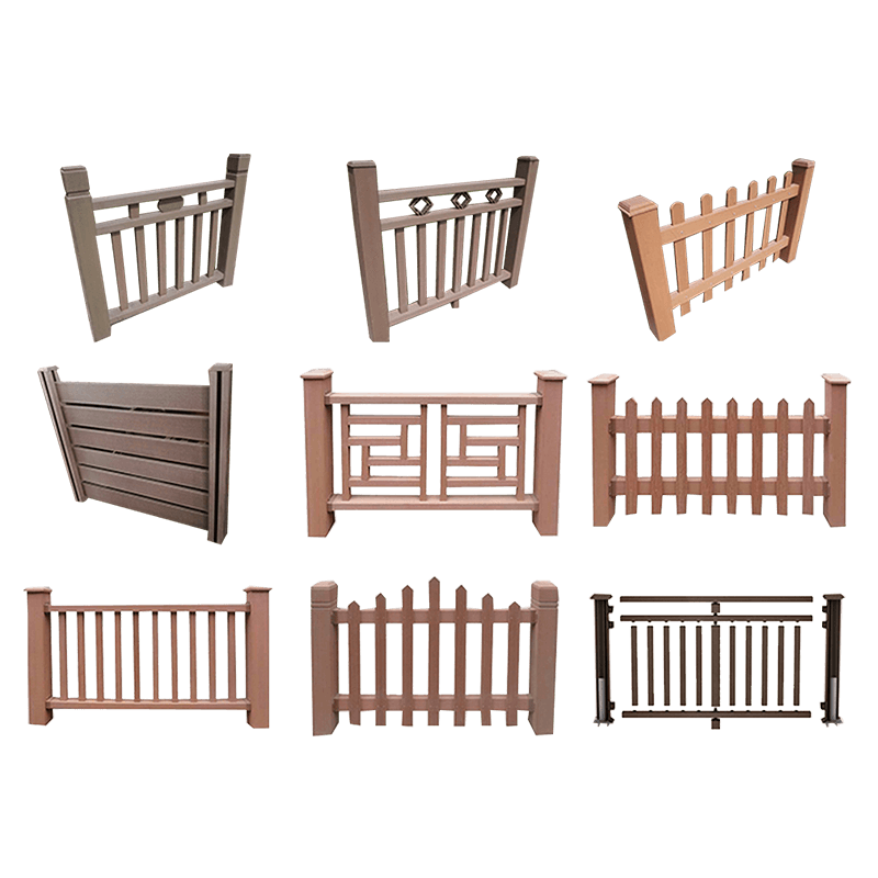 Garden plastic wood fence